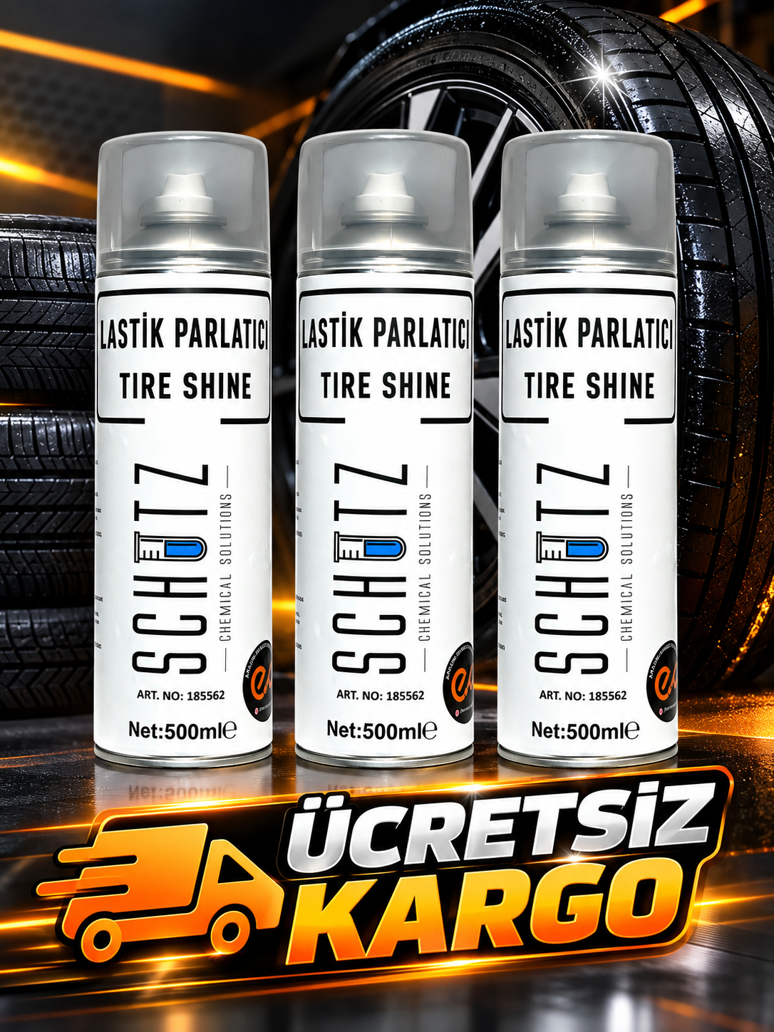 SCHUTZ KALICI LASTİK SPREYİ 3 LÜ FIRSAT (ÜCRETSİZ KARGO)